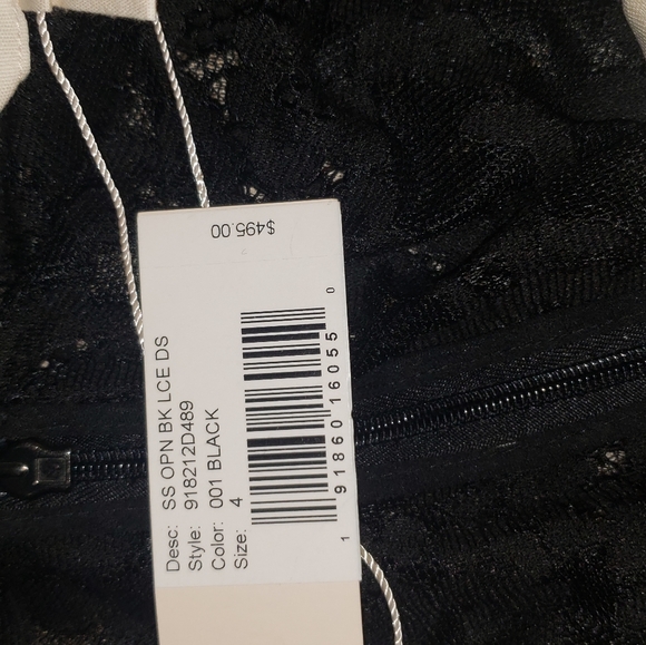 💞 Rebecca Taylor Little Black Lace Dress sz 4 - Picture 12 of 12